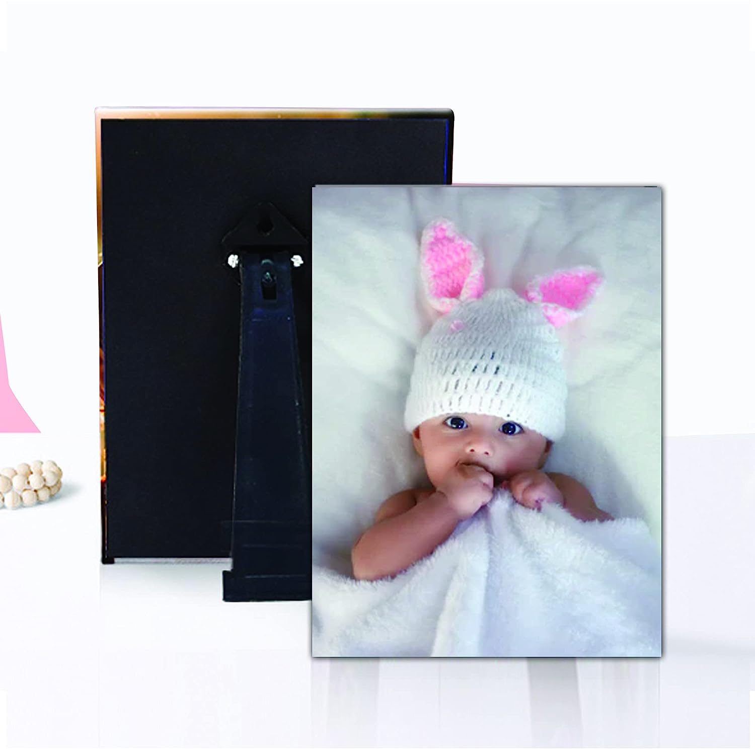 Timeless moments captured in personalized photo frames, perfect baby shower gifts.