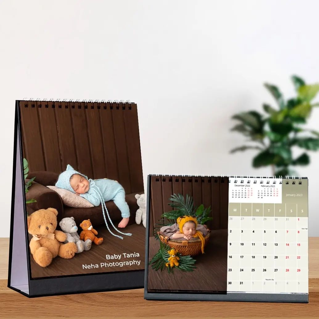 Year-round joy with personalized photo calendars, unique baby shower gifts