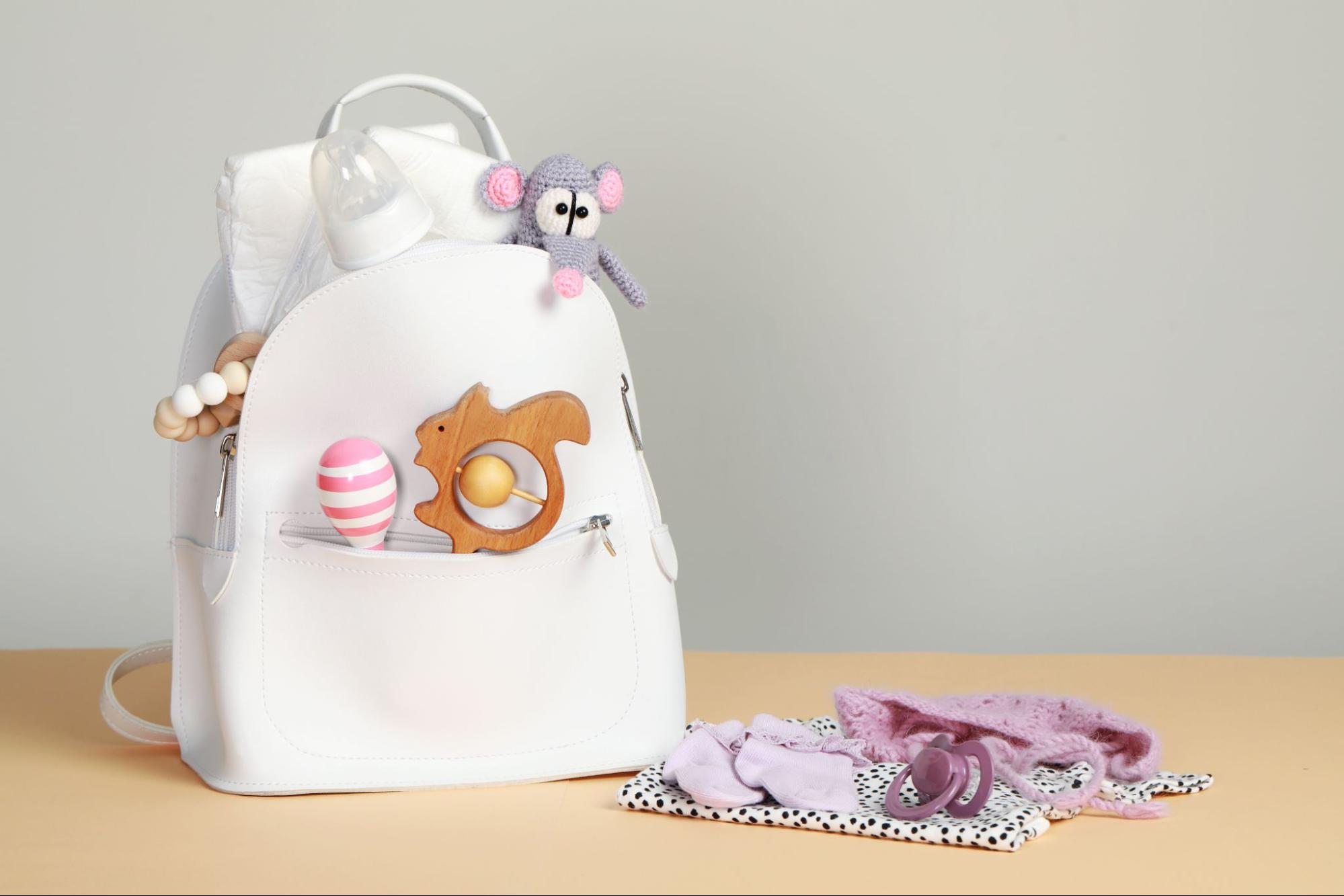 Trendy and customized diaper bags for stylish baby shower gifts