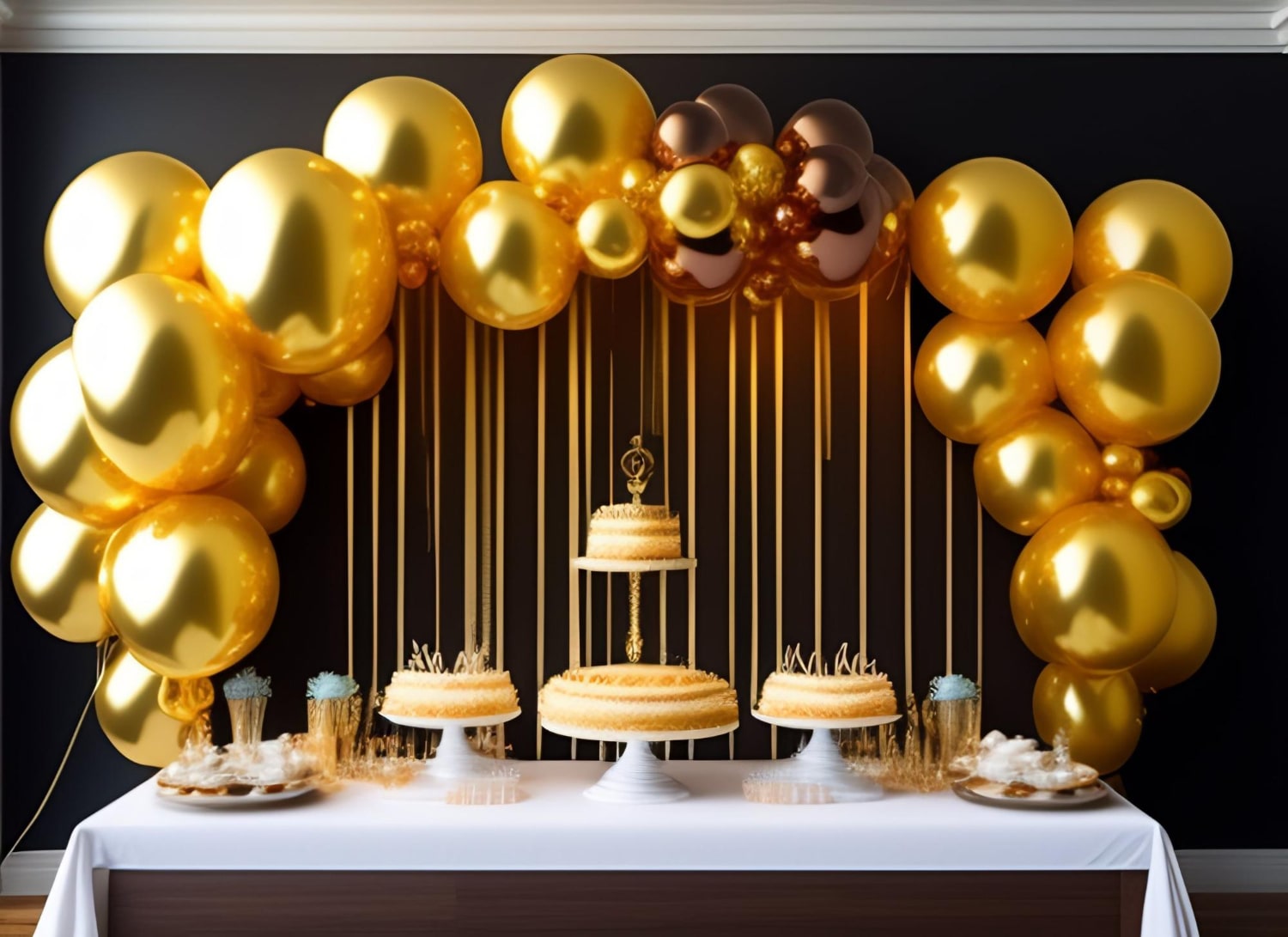 Eye-catching Balloon Backdrop Birthday Decor