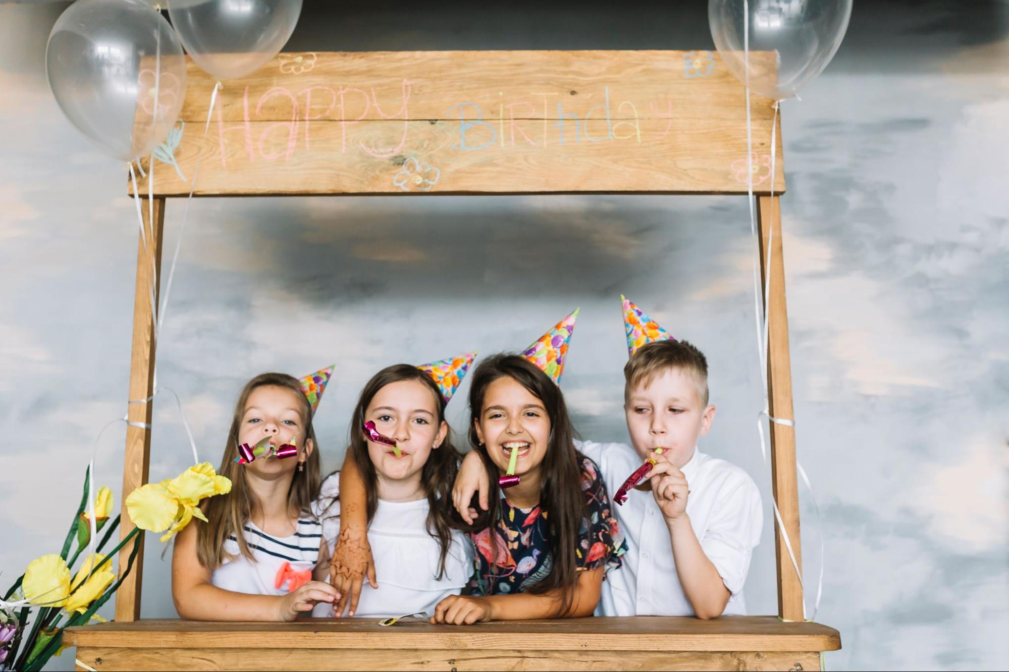 Captivating Photo Booth Birthday Decor