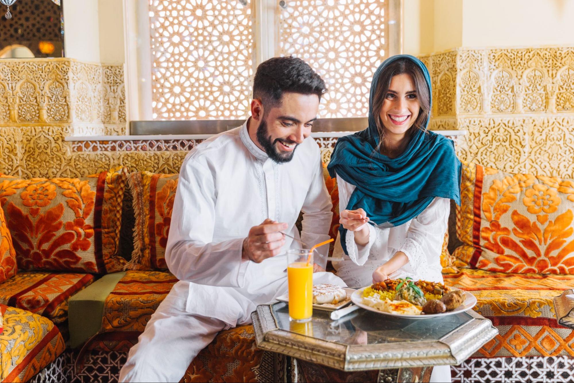 A romantic breakfast in Morocco - a unique gourmet dining experience for a memorable birthday gift