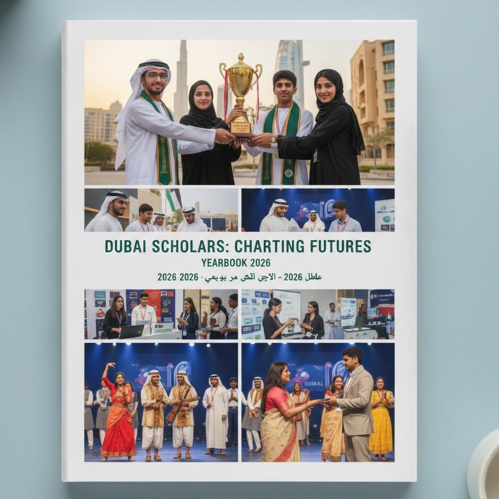 Graduation photo book featuring high school graduation gifts and moments, perfect for commemorating the class of 2026, with personalized options for Dubai students